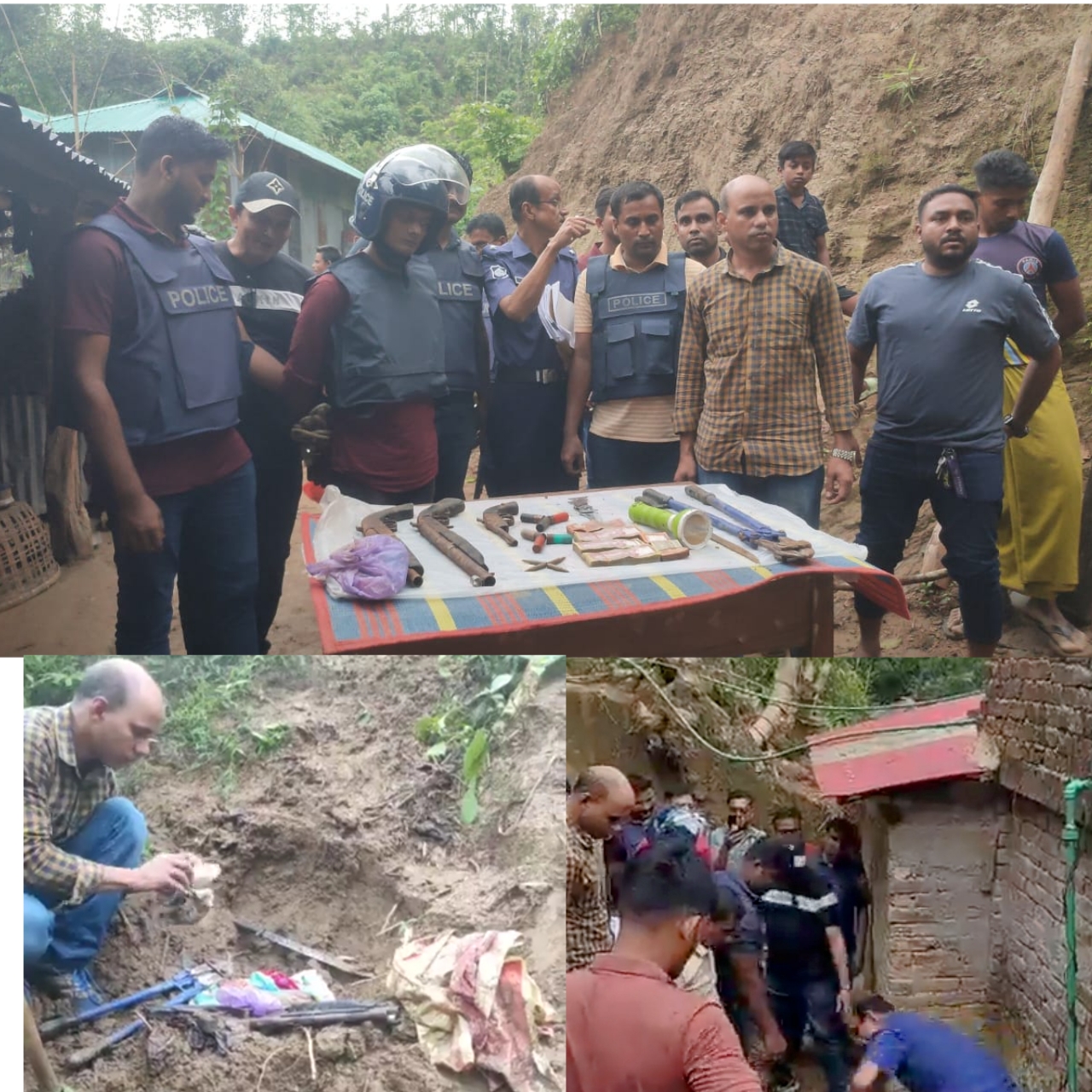 লামায় আবুল টোব্যাকোর অফিস ডাকাতির আসামী করিম আটক লুন্ঠিত টাকা ও অস্ত্র উদ্ধার